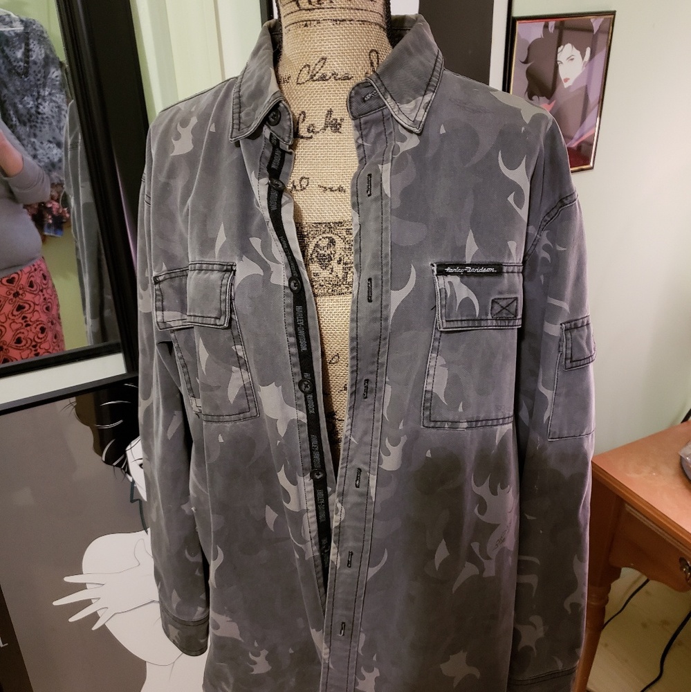 Harley Davidson camo jacket